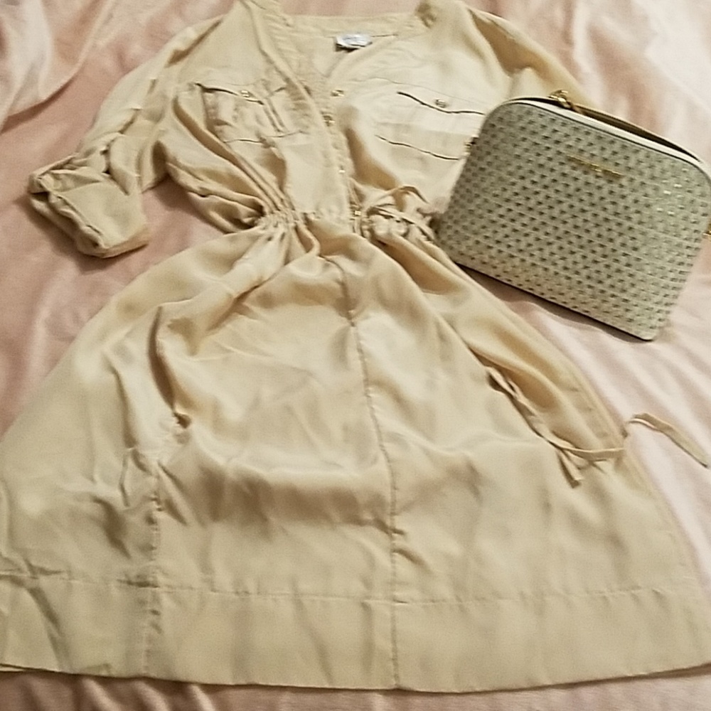 Tan dress
